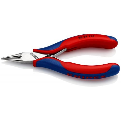 Knipex Alicate de montaje para electrónica, bocas redondas