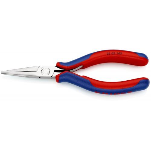 Knipex Alicate de montaje para electrónica, bocas semiredondas