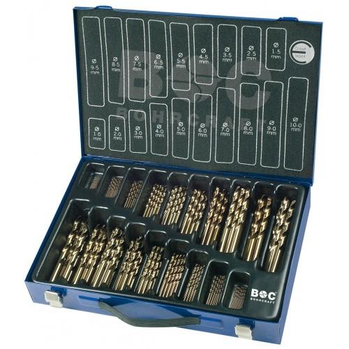 Bohrcraft Juego brocas rectificadas HSS-E Co5 DIN 338 tipo N ME 170